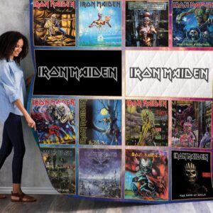 Iron Maidens Quilt Blanket For Fans  Quilt